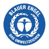 farbiges Logo Blauer Engel Umweltzeichen