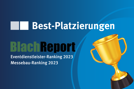 BlachReport Eventdienstleister- und Messebau- Ranking 2023