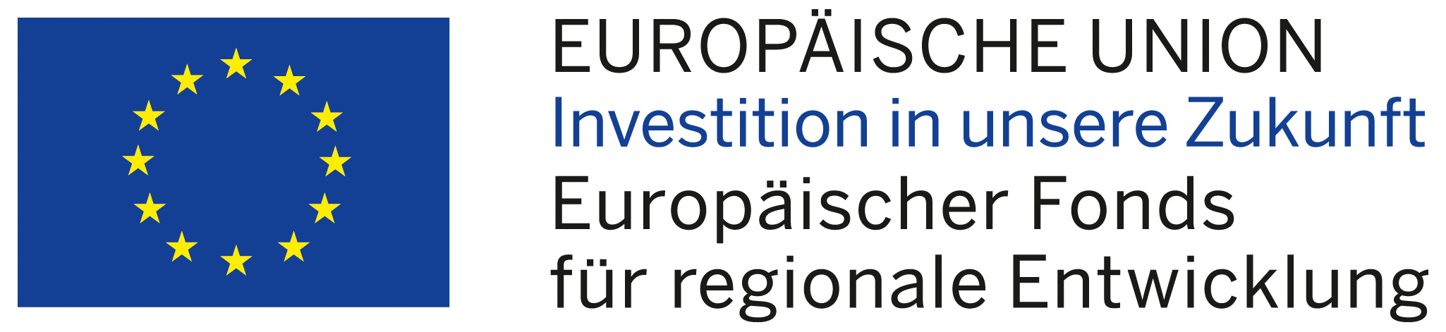 EU-Emblem Europäische Union Investition in die Zukunft