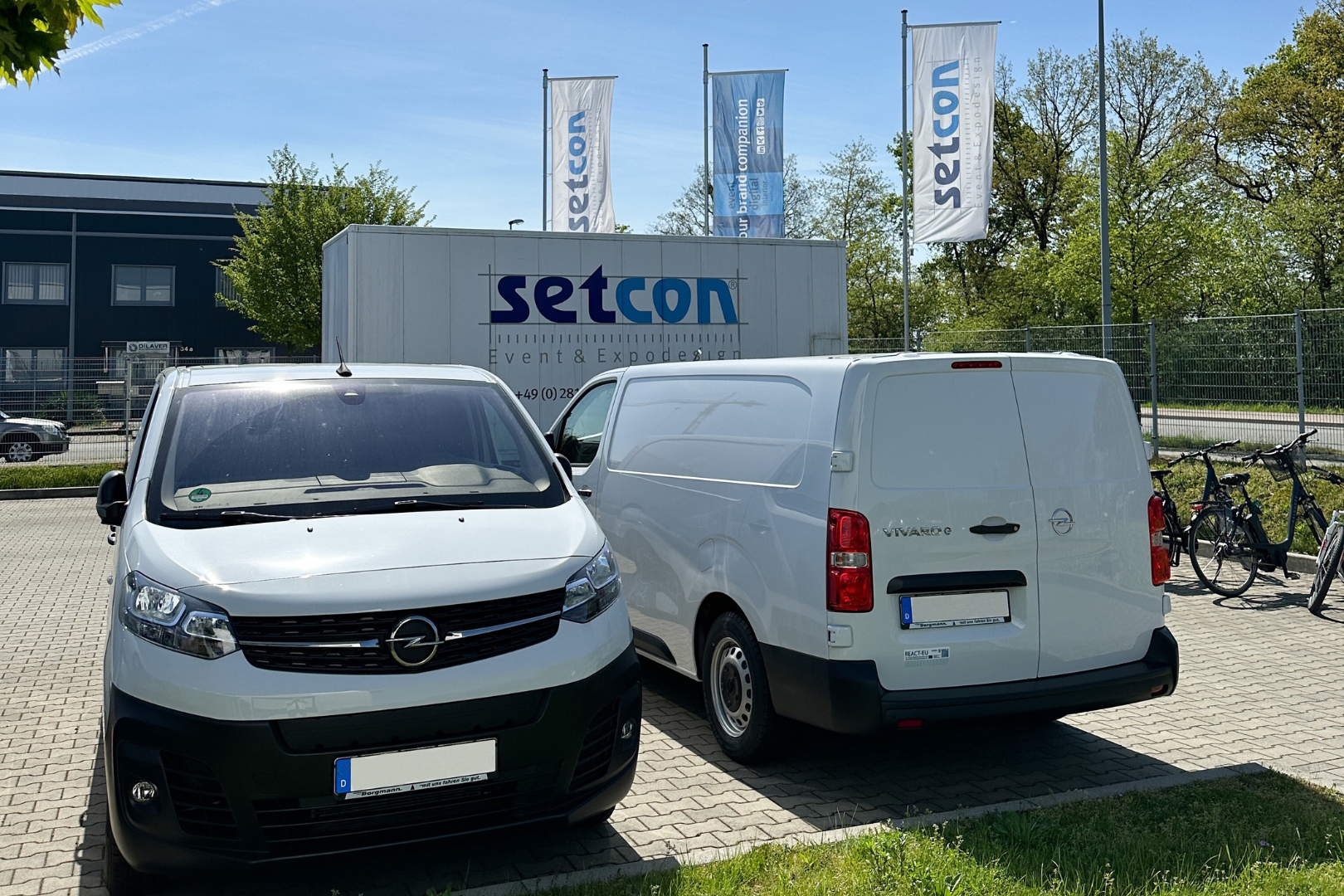 Emissionsfreie Nutzfahrzeuge bei setcon Event & Expodesign GmbH