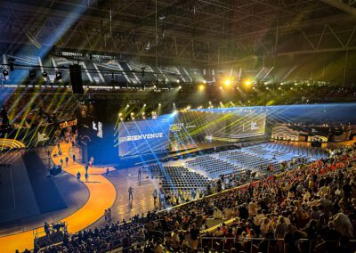 Bühne bei der Opening Ceremony der Invictus Games Düsseldorf 2023