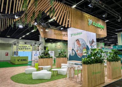 FUNKE Works Messestand ZPE24 mit marken Azubiyo und Absolventa