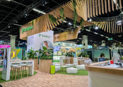 FUNKE Works Messestand ZPE24 mit marken Azubiyo und Absolventa